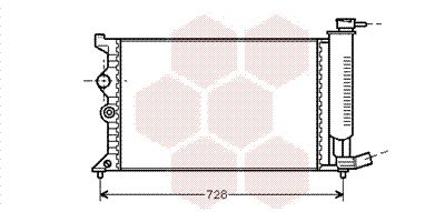 VAN WEZEL Radiators, Motora dzesēšanas sistēma 09002104